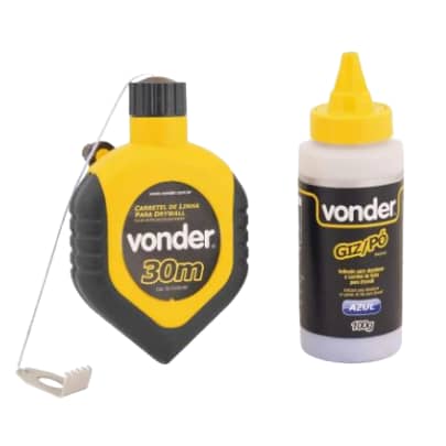 Linha com giz azul VONDER